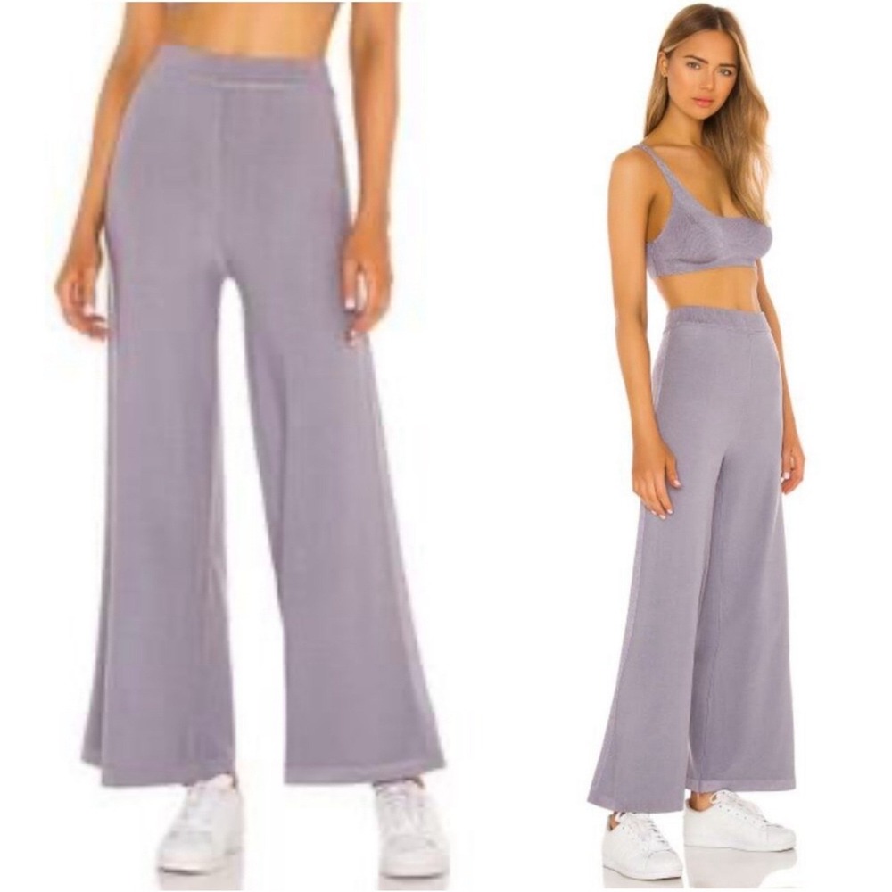 Free People Show Off Cropped Pant KnittedElastic Waist Size XS